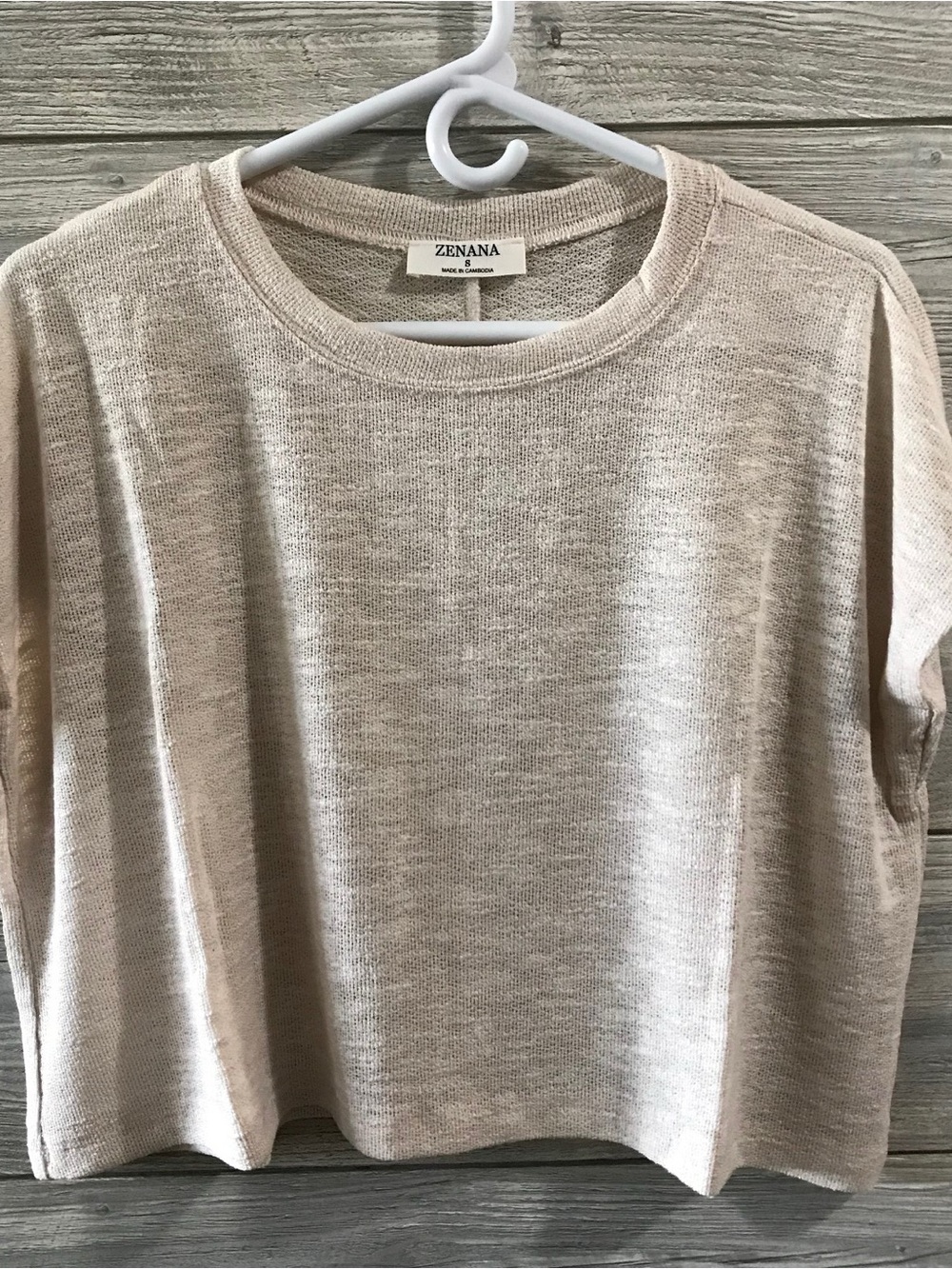 BN Zenana Oversized Crop Top